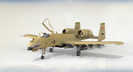 A-10 thunderbolt SolidWorks飞机缩略图
